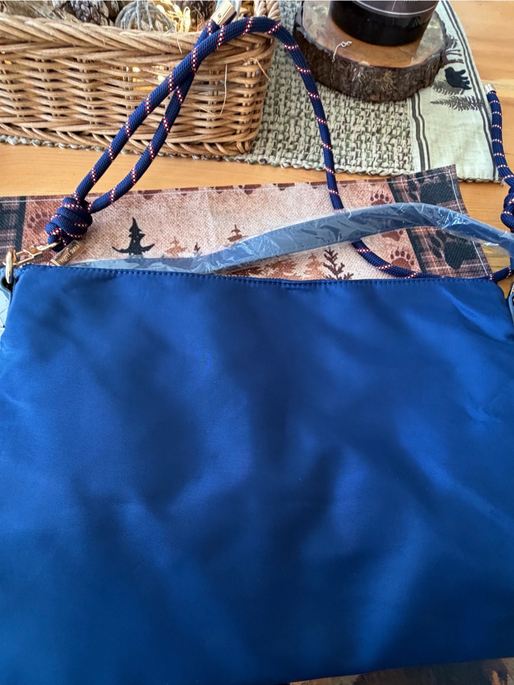 Classic Navy Women’s Rope-Handle Tote